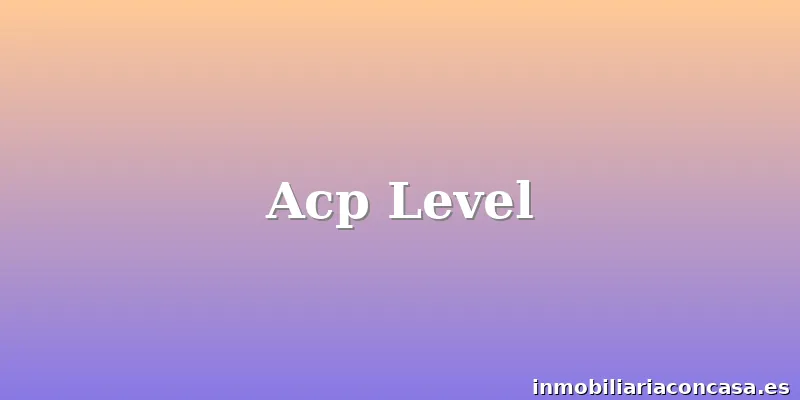 Acp Level