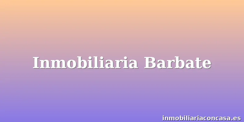 Inmobiliaria Barbate