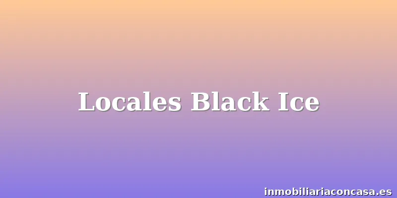 Locales Black Ice