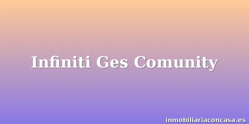 Infiniti Ges Comunity
