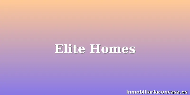 Elite Homes