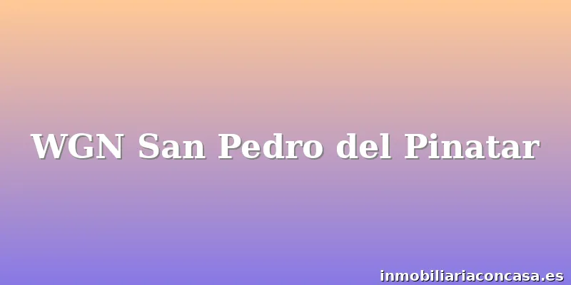 WGN San Pedro del Pinatar