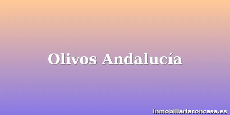 Olivos Andalucía