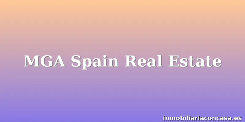 MGA Spain Real Estate