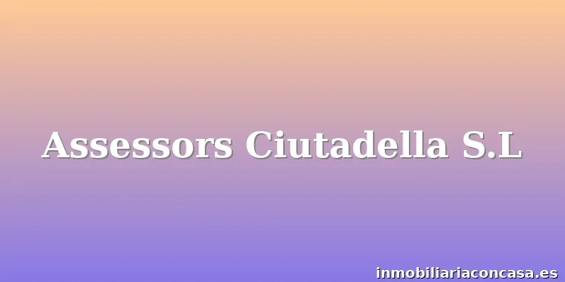 Assessors Ciutadella S.L