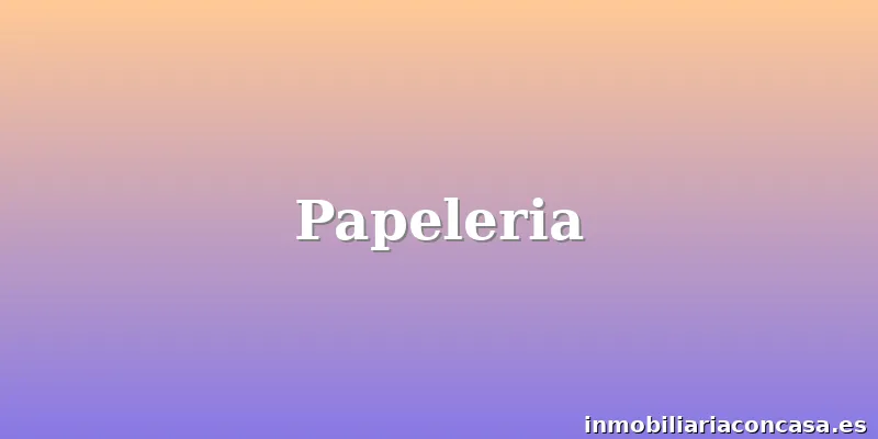 Papeleria