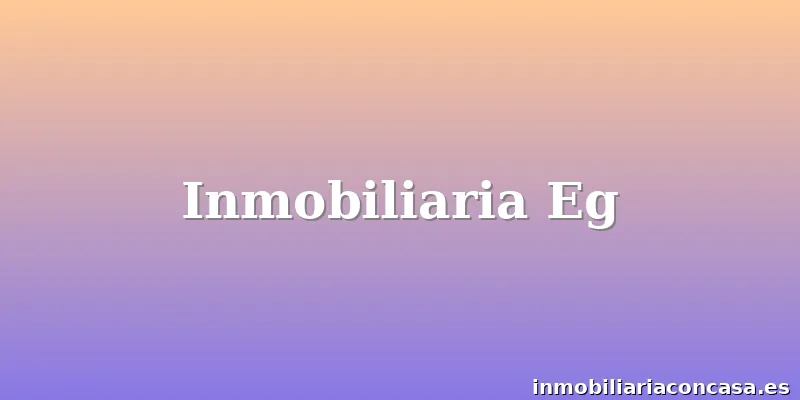 Inmobiliaria Eg