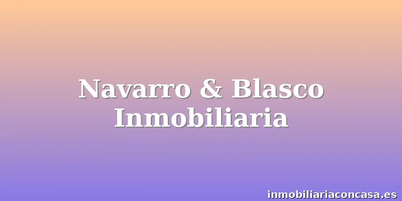 Navarro & Blasco Inmobiliaria