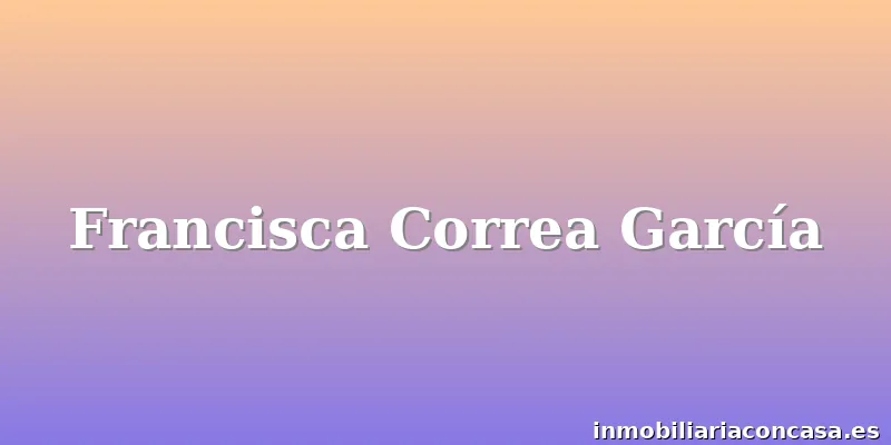Francisca Correa García