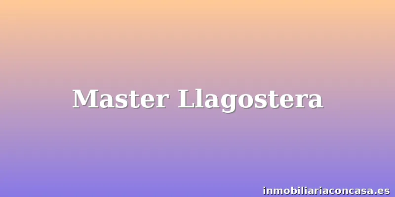 Master Llagostera