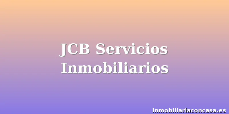 JCB Servicios Inmobiliarios