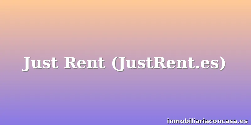 Just Rent (JustRent.es)