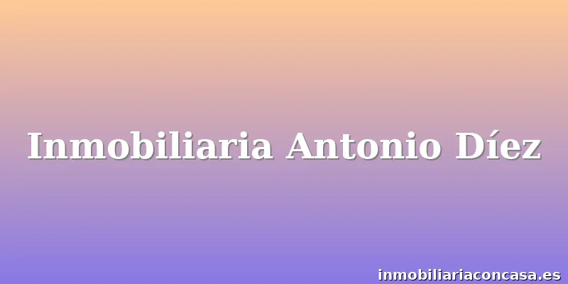 Inmobiliaria Antonio Díez
