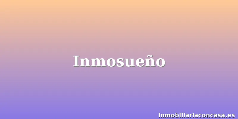 Inmosueño
