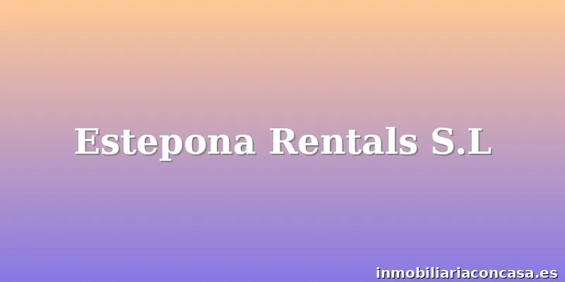 Estepona Rentals S.L