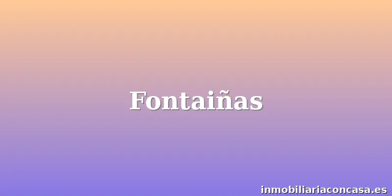 Fontaiñas