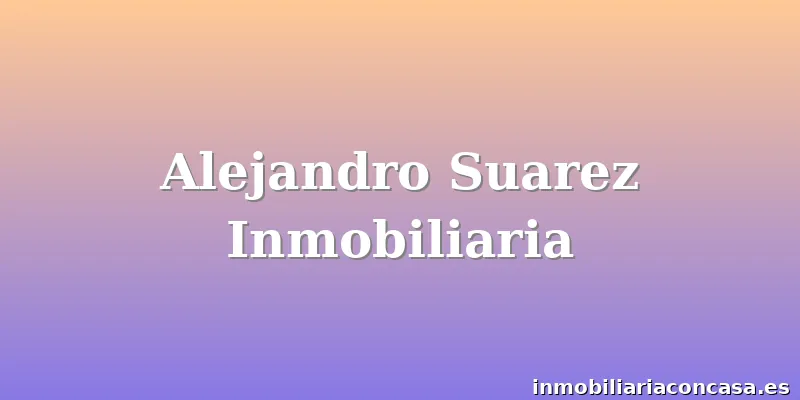 Alejandro Suarez Inmobiliaria
