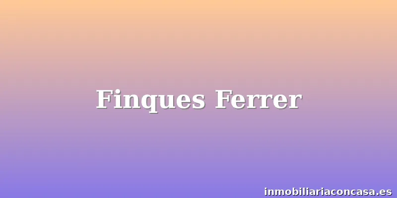 Finques Ferrer