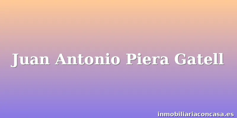 Juan Antonio Piera Gatell