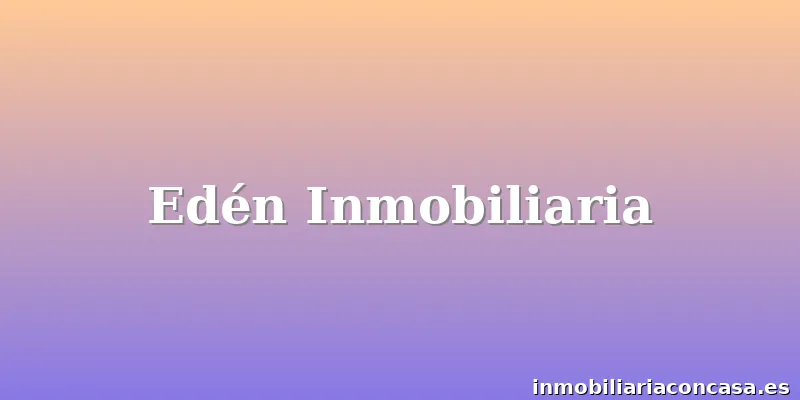 Edén Inmobiliaria
