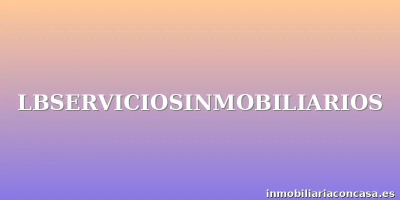 LBSERVICIOSINMOBILIARIOS