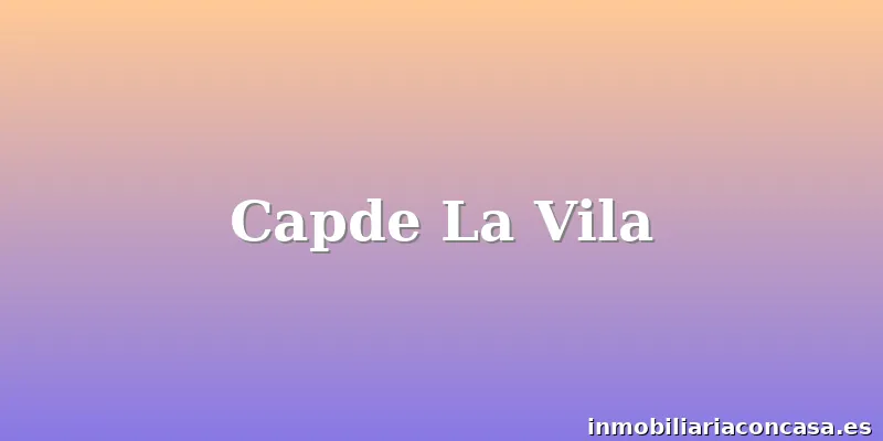 Capde La Vila