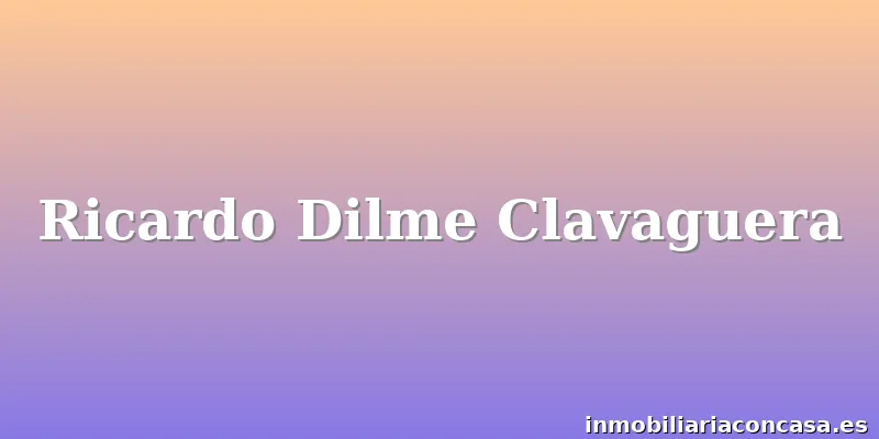 Ricardo Dilme Clavaguera