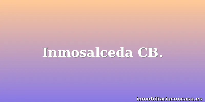 Inmosalceda CB.