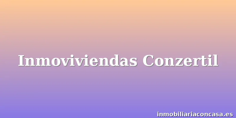 Inmoviviendas Conzertil