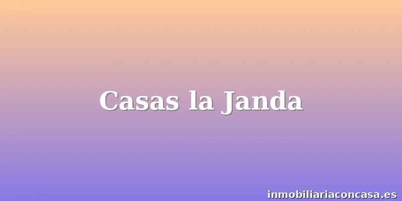 Casas la Janda