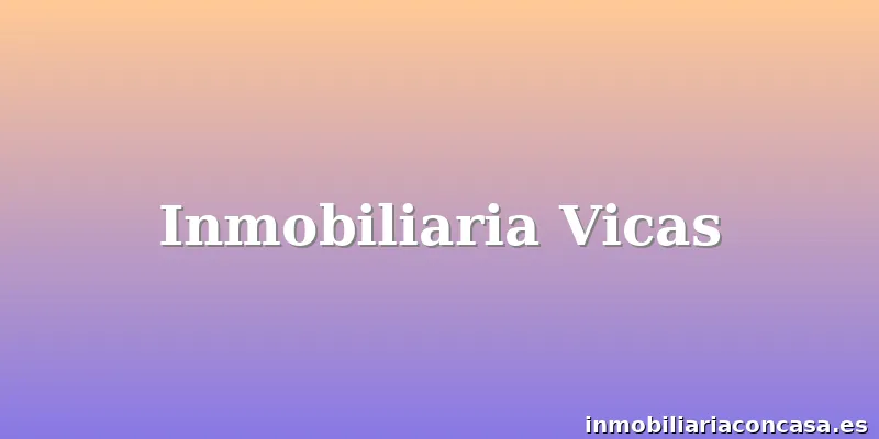 Inmobiliaria Vicas