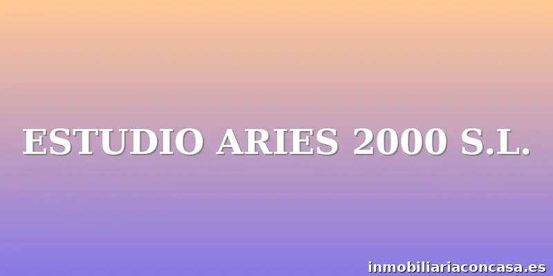 ESTUDIO ARIES 2000 S.L.