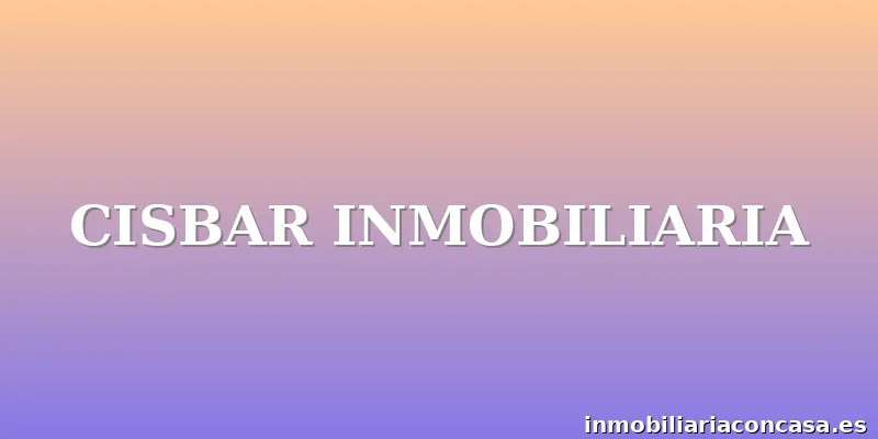 CISBAR INMOBILIARIA