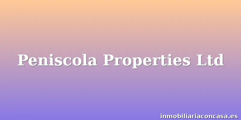 Peniscola Properties Ltd