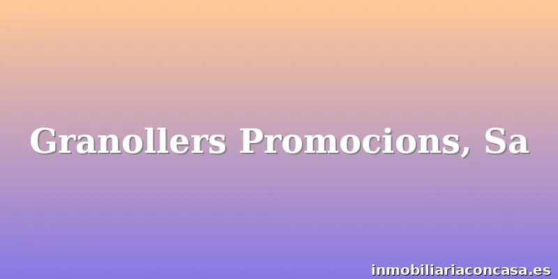 Granollers Promocions, Sa