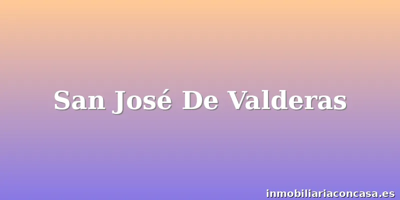 San José De Valderas
