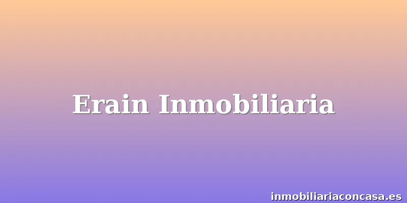 Erain Inmobiliaria