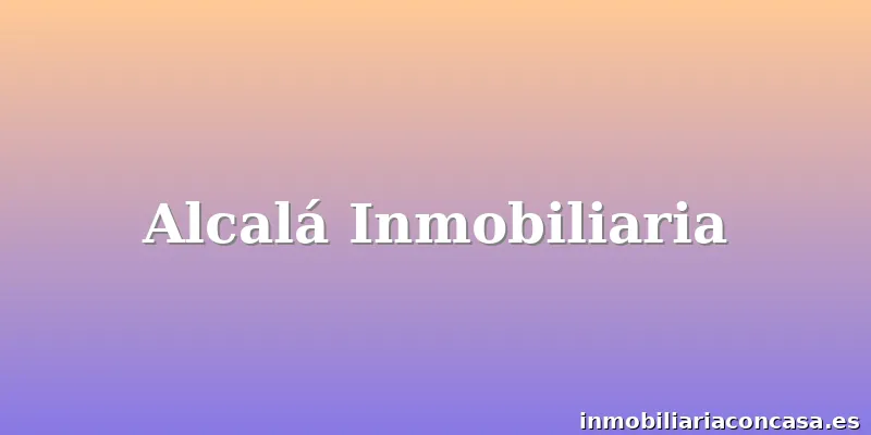 Alcalá Inmobiliaria