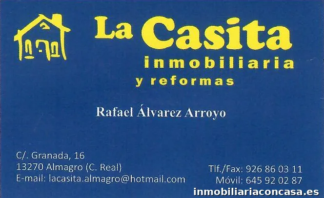 INMOBILIARIA LA CASITA ALMAGRO