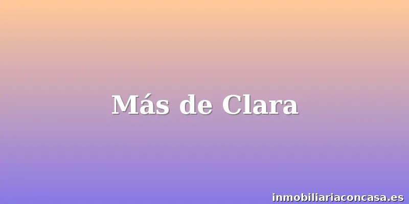 Más de Clara