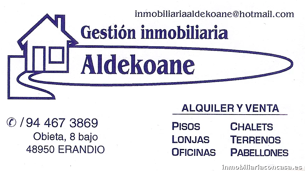 Inmobiliaria Aldekoane- y Seguros Auto-Hogar-Decesos...