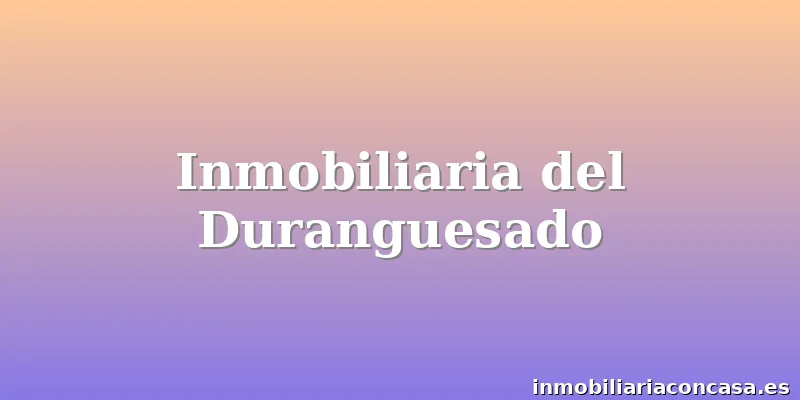 Inmobiliaria del Duranguesado