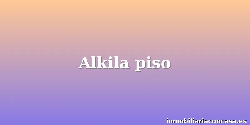 Alkila piso