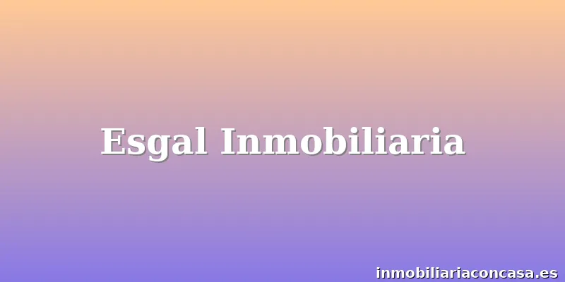 Esgal Inmobiliaria