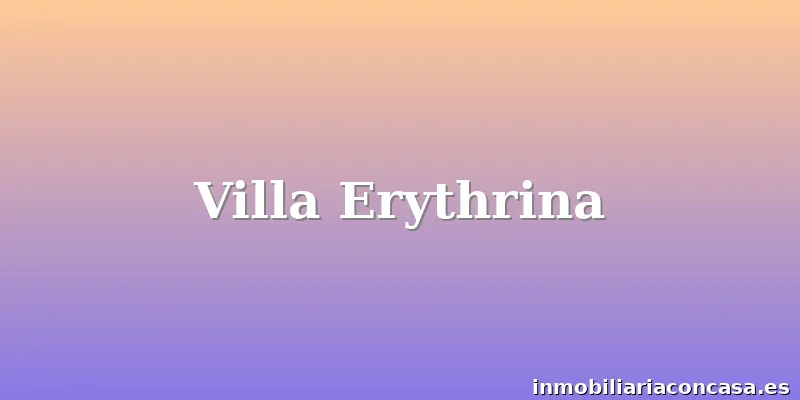 Villa Erythrina