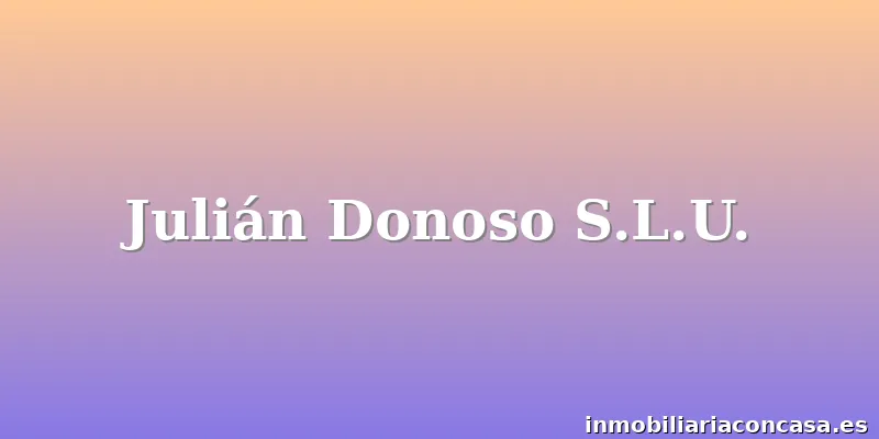 Julián Donoso S.L.U.