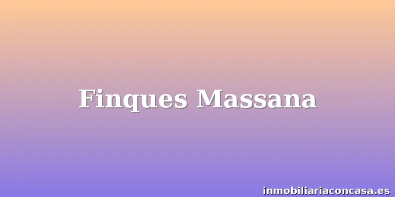 Finques Massana