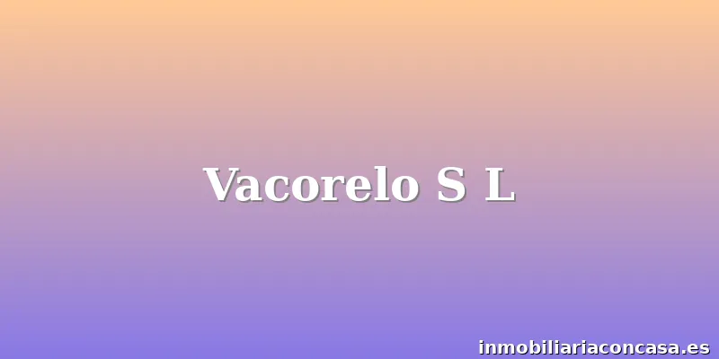 Vacorelo S L