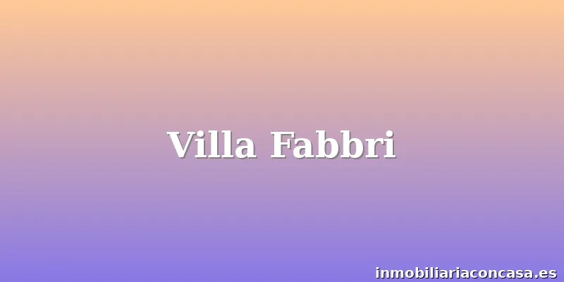 Villa Fabbri