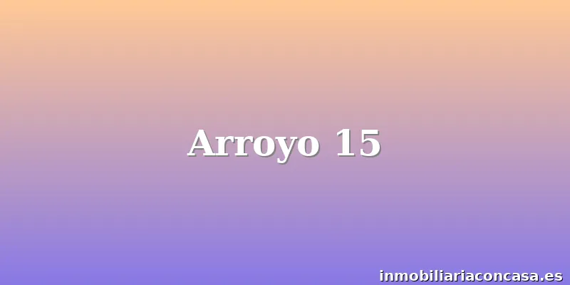 Arroyo 15